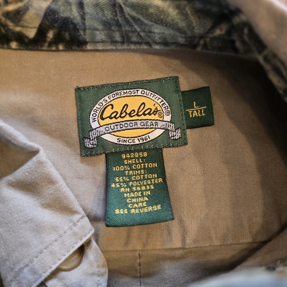 Men's Beige and Camouflage Shirt - Picture 3 of 8